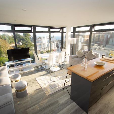 * Panoramic Penthouse With Sea & City Views Bournemouth Zewnętrze zdjęcie